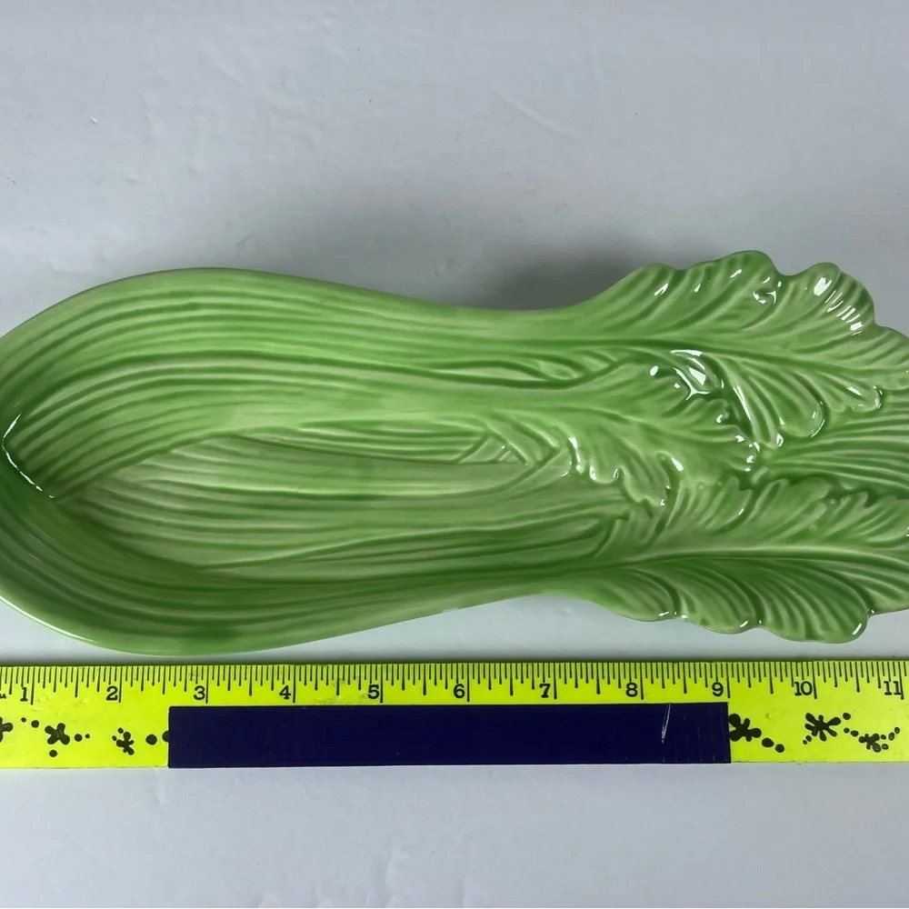 VTG 1950s Celery Tapas Appetizer Serving Dish Cardinal Made In USA 10x4” VC253